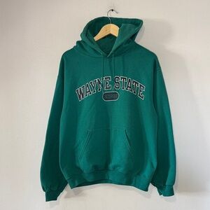 Vintage Y2K Wayne State Hoodie / Champion / Medium